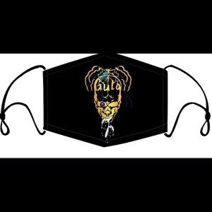 Gula Gang Logo Reusable Face Mask With Filter